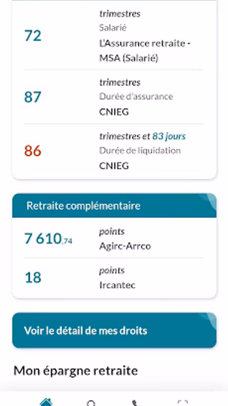 Mon compte retraite Screenshot 2 - AppWisp.com Mon compte retraite Screenshot 2 - AppWisp.com