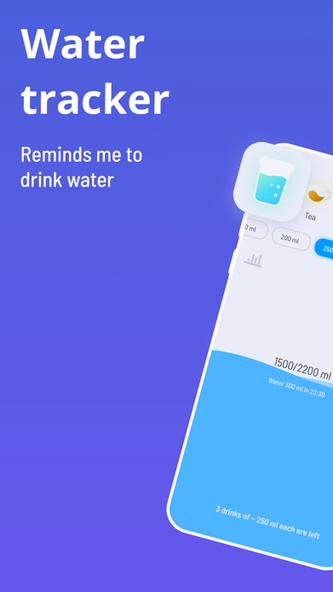 Drink water tracker reminder Screenshot 2 - AppWisp.com Drink water tracker reminder Screenshot 2 - AppWisp.com
