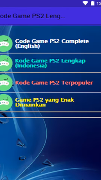 Kode Game PS2 Lengkap Screenshot 1 - AppWisp.com Kode Game PS2 Lengkap Screenshot 1 - AppWisp.com