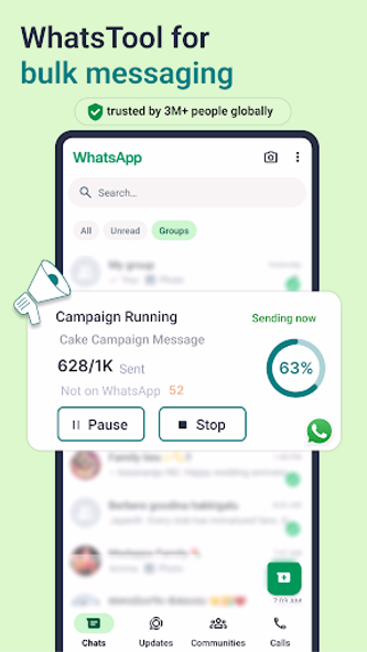 WhatsTool for Bulk WhatsApp Screenshot 1 - AppWisp.com WhatsTool for Bulk WhatsApp Screenshot 1 - AppWisp.com