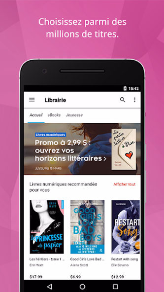Kobo by Fnac Screenshot 2 - AppWisp.com Kobo by Fnac Screenshot 2 - AppWisp.com