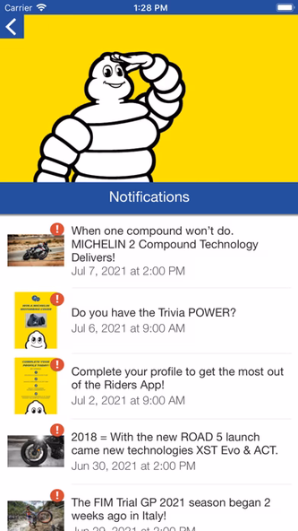 Michelin Motorcycle Riders Screenshot 4 - AppWisp.com Michelin Motorcycle Riders Screenshot 4 - AppWisp.com