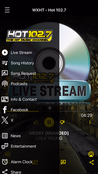 Hot 102.7 LIVE Screenshot 2 - AppWisp.com Hot 102.7 LIVE Screenshot 2 - AppWisp.com