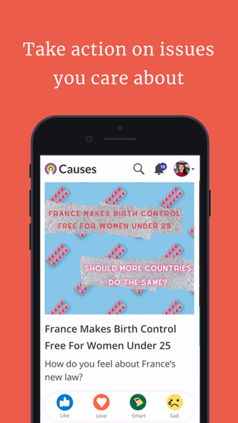 Causes - Impact Your World Screenshot 2 - AppWisp.com Causes - Impact Your World Screenshot 2 - AppWisp.com