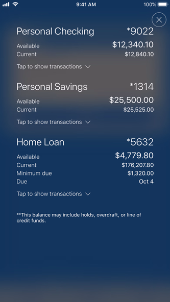 ESL Mobile Banking Screenshot 1 - AppWisp.com ESL Mobile Banking Screenshot 1 - AppWisp.com