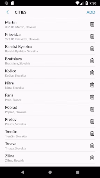 Slovakia Weather Screenshot 4 - AppWisp.com Slovakia Weather Screenshot 4 - AppWisp.com