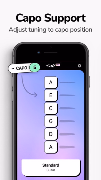 TUNY: Tuner for Guitar & more Screenshot 3 - AppWisp.com TUNY: Tuner for Guitar & more Screenshot 3 - AppWisp.com