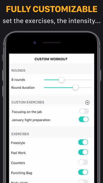 Shadow Boxing Workout App Screenshot 3 - AppWisp.com Shadow Boxing Workout App Screenshot 3 - AppWisp.com