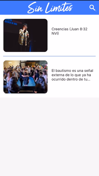 SIN LIMITES IGLESIA Screenshot 2 - AppWisp.com SIN LIMITES IGLESIA Screenshot 2 - AppWisp.com