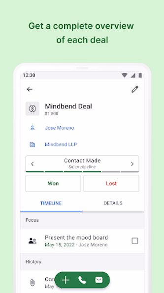 CRM Mobile: Pipedrive Screenshot 4 - AppWisp.com CRM Mobile: Pipedrive Screenshot 4 - AppWisp.com