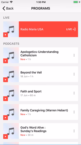Radio Maria USA Screenshot 3 - AppWisp.com Radio Maria USA Screenshot 3 - AppWisp.com