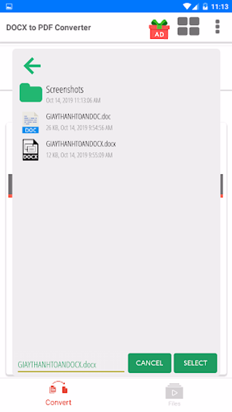 DOCX to PDF Converter Screenshot 2 - AppWisp.com DOCX to PDF Converter Screenshot 2 - AppWisp.com