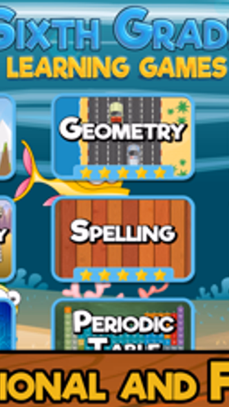 Sixth Grade Learning Games Screenshot 1 - AppWisp.com Sixth Grade Learning Games Screenshot 1 - AppWisp.com