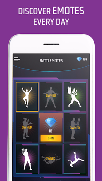 BattleEmotes | Dances & Emotes Screenshot 1 - AppWisp.com BattleEmotes | Dances & Emotes Screenshot 1 - AppWisp.com