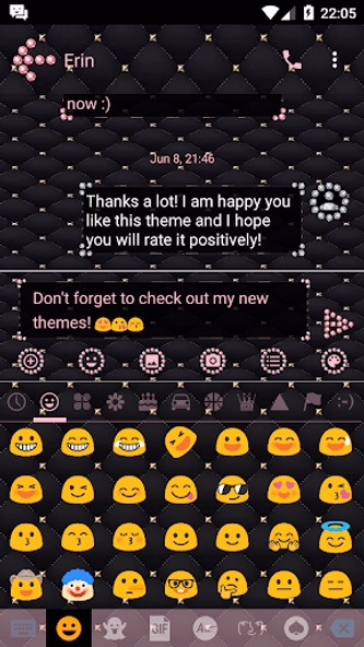 SMS Messages Jewel Pink Theme Screenshot 4 - AppWisp.com SMS Messages Jewel Pink Theme Screenshot 4 - AppWisp.com