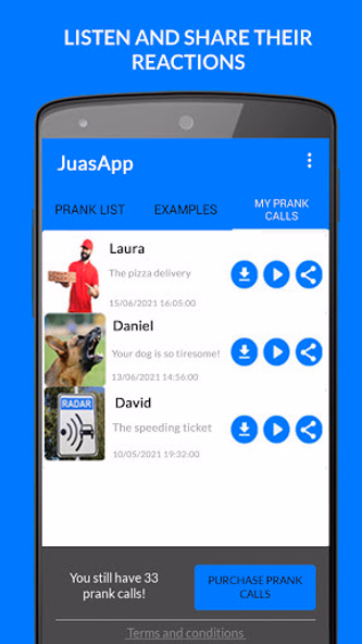 JuasApp - Prank Calls Screenshot 3 - AppWisp.com JuasApp - Prank Calls Screenshot 3 - AppWisp.com
