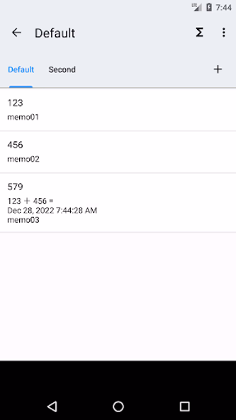Calmemo : Calculator + Memo Screenshot 2 - AppWisp.com Calmemo : Calculator + Memo Screenshot 2 - AppWisp.com