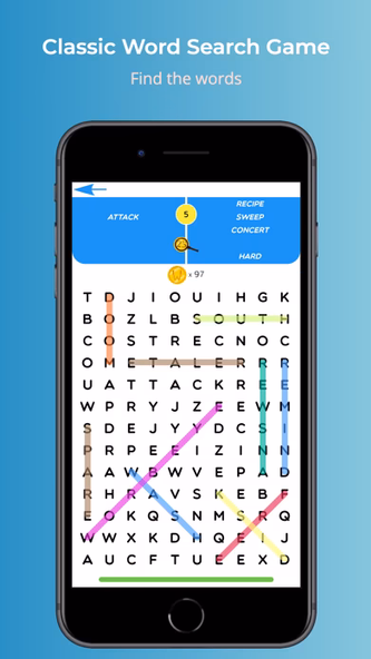 Classic Word Seek Pro Puzzle Screenshot 1 - AppWisp.com Classic Word Seek Pro Puzzle Screenshot 1 - AppWisp.com