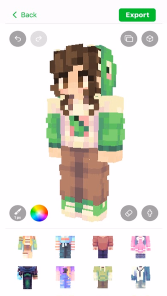 Skins Creator for Minecraft PE Screenshot 4 - AppWisp.com Skins Creator for Minecraft PE Screenshot 4 - AppWisp.com