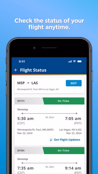 Sun Country Airlines Screenshot 3 - AppWisp.com Sun Country Airlines Screenshot 3 - AppWisp.com