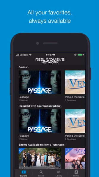 Reel Women's Network Screenshot 3 - AppWisp.com Reel Women's Network Screenshot 3 - AppWisp.com