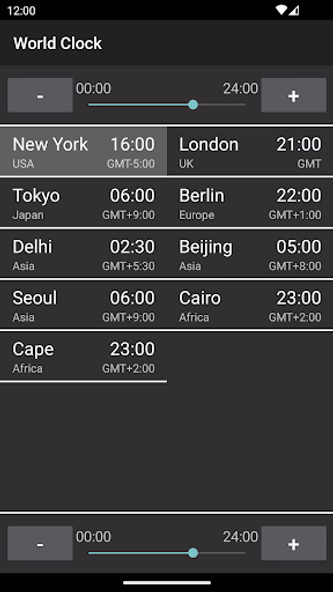 World Clock & Widget Screenshot 4 - AppWisp.com World Clock & Widget Screenshot 4 - AppWisp.com