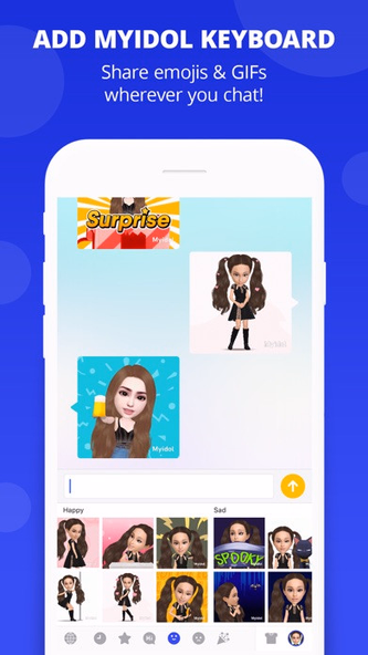 Myidol Emoji Screenshot 2 - AppWisp.com Myidol Emoji Screenshot 2 - AppWisp.com