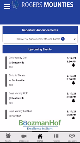 Rogers Public School Athletics Screenshot 3 - AppWisp.com Rogers Public School Athletics Screenshot 3 - AppWisp.com