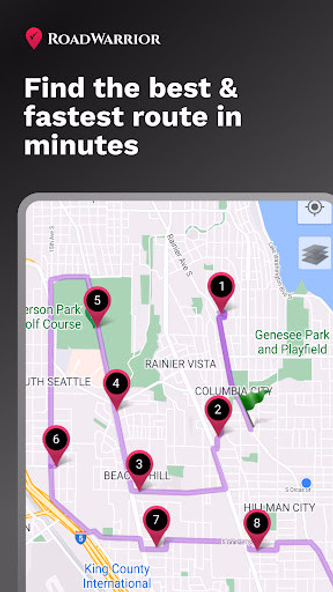 RoadWarrior Route Planner Screenshot 1 - AppWisp.com RoadWarrior Route Planner Screenshot 1 - AppWisp.com