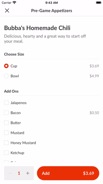 Bubba's Good Eats Screenshot 4 - AppWisp.com Bubba's Good Eats Screenshot 4 - AppWisp.com