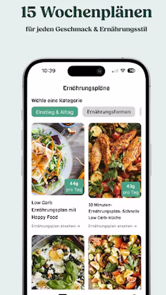LowCarb - Abnehmen ohne Hunger Screenshot 2 - AppWisp.com LowCarb - Abnehmen ohne Hunger Screenshot 2 - AppWisp.com