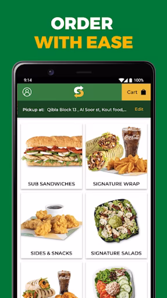 Subway® Kuwait Screenshot 1 - AppWisp.com Subway® Kuwait Screenshot 1 - AppWisp.com