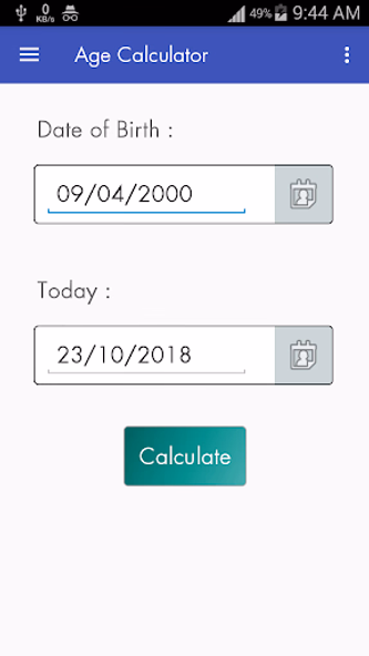 Age Calculator Screenshot 2 - AppWisp.com