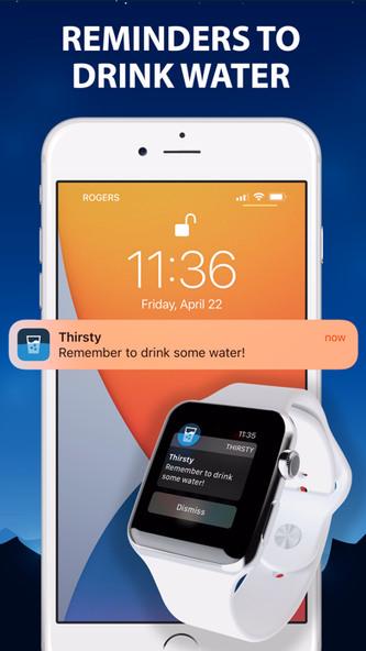 Water Log & Drink Reminder Screenshot 3 - AppWisp.com Water Log & Drink Reminder Screenshot 3 - AppWisp.com