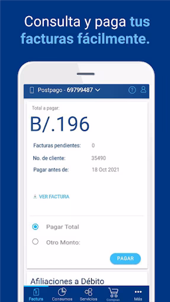 Mi Tigo Panamá Screenshot 3 - AppWisp.com Mi Tigo Panamá Screenshot 3 - AppWisp.com