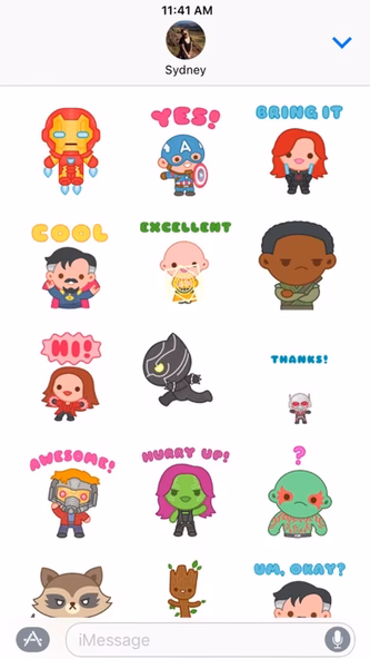 Marvel Stickers: Hero Mix Screenshot 4 - AppWisp.com Marvel Stickers: Hero Mix Screenshot 4 - AppWisp.com