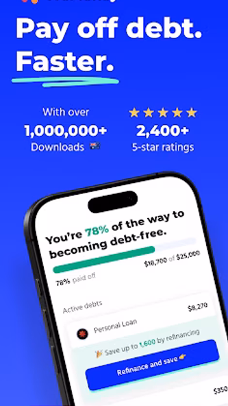 WeMoney: Pay off debt faster Screenshot 1 - AppWisp.com WeMoney: Pay off debt faster Screenshot 1 - AppWisp.com