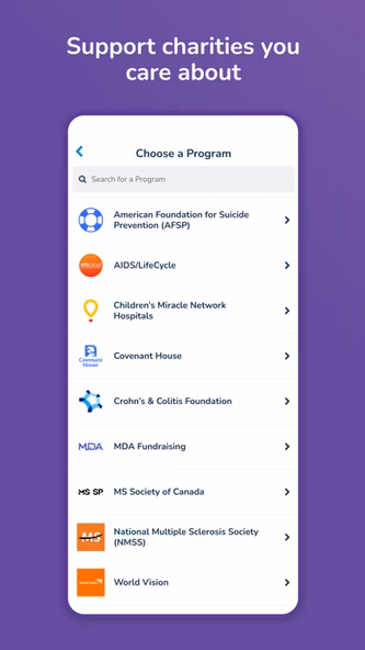 DonorDrive Charity Fundraising Screenshot 1 - AppWisp.com DonorDrive Charity Fundraising Screenshot 1 - AppWisp.com