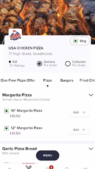 USA CHICKEN PIZZA Screenshot 2 - AppWisp.com USA CHICKEN PIZZA Screenshot 2 - AppWisp.com