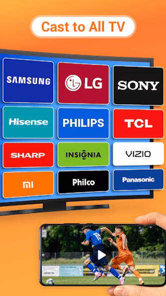 Cast to TV, Chromecast & Roku Screenshot 2 - AppWisp.com Cast to TV, Chromecast & Roku Screenshot 2 - AppWisp.com