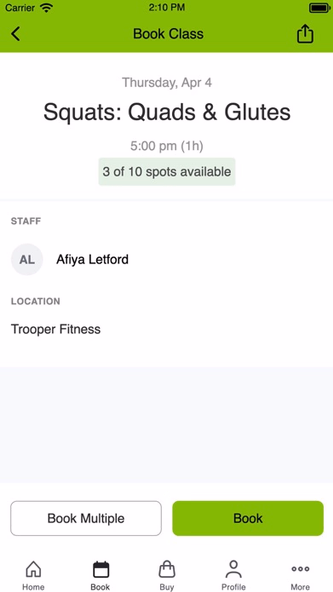 Trooper Fitness Screenshot 3 - AppWisp.com Trooper Fitness Screenshot 3 - AppWisp.com