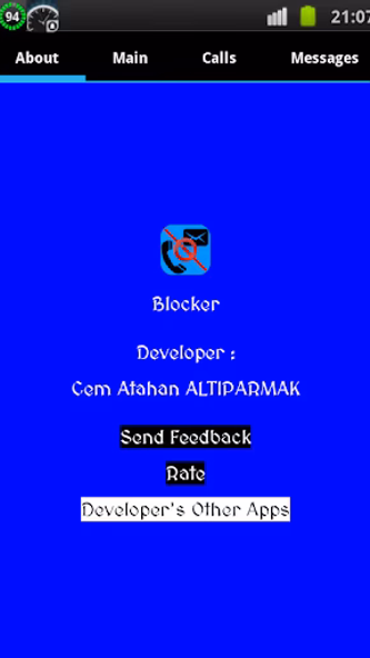 Call & Sms Blocker Screenshot 2 - AppWisp.com Call & Sms Blocker Screenshot 2 - AppWisp.com