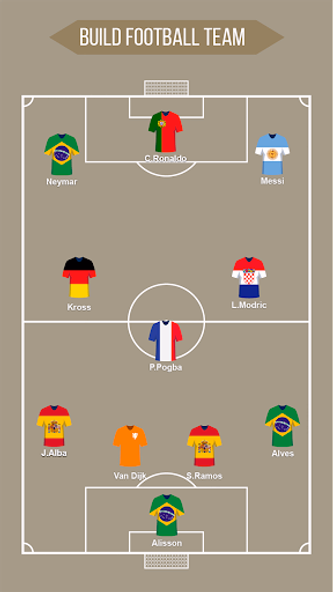 Football Squad Builder Screenshot 3 - AppWisp.com Football Squad Builder Screenshot 3 - AppWisp.com