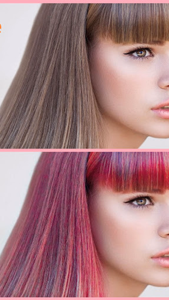 Hair Color Changer - Hair Dye Screenshot 1 - AppWisp.com