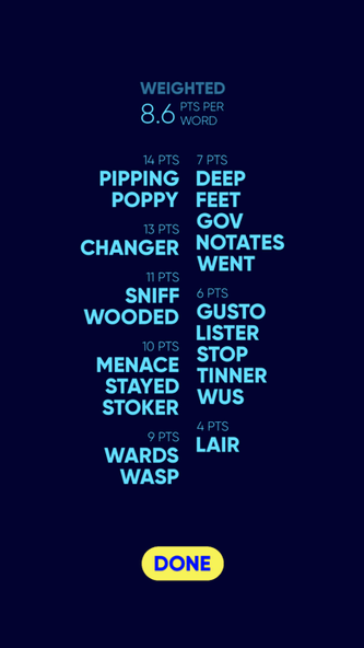 Droplett - The Word Game Screenshot 4 - AppWisp.com Droplett - The Word Game Screenshot 4 - AppWisp.com