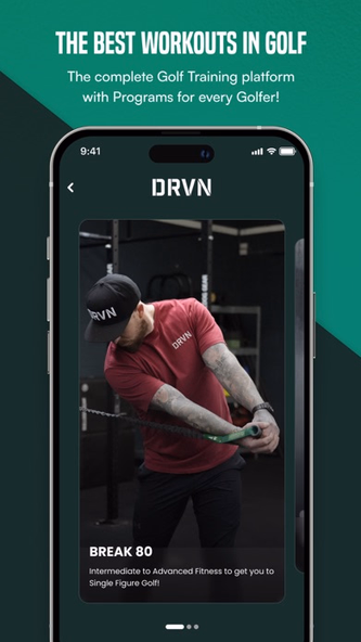 DRVN - Golf Fitness & Workouts Screenshot 3 - AppWisp.com DRVN - Golf Fitness & Workouts Screenshot 3 - AppWisp.com