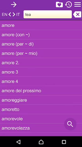 Italian English Dictionary Screenshot 4 - AppWisp.com Italian English Dictionary Screenshot 4 - AppWisp.com