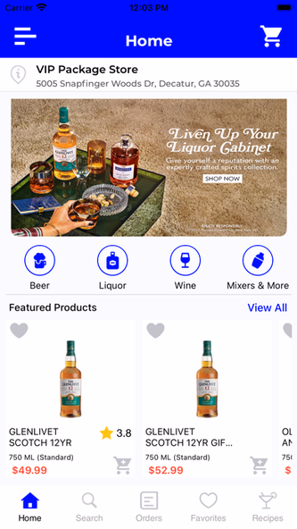 VIP Package Store Screenshot 1 - AppWisp.com VIP Package Store Screenshot 1 - AppWisp.com
