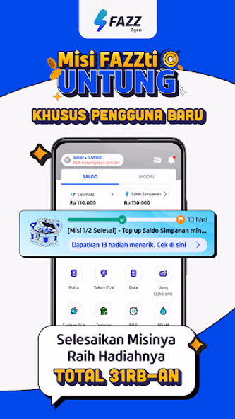 Fazz: Pulsa Tagihan Harga Agen Screenshot 3 - AppWisp.com Fazz: Pulsa Tagihan Harga Agen Screenshot 3 - AppWisp.com