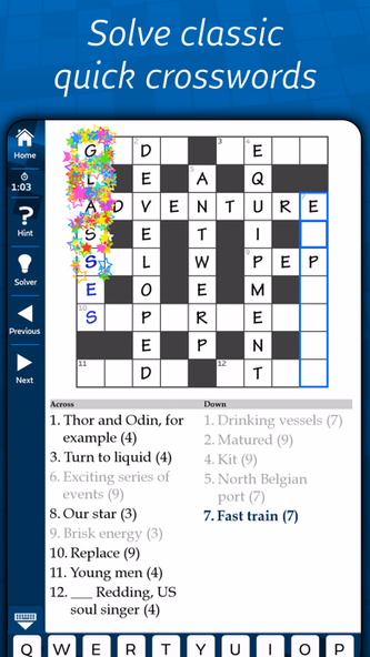 Astraware Crosswords Screenshot 1 - AppWisp.com Astraware Crosswords Screenshot 1 - AppWisp.com